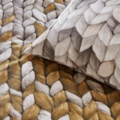 Ariadne At Home Dekbedovertrek Warmly Oker-260x200/220 -Winkel Voor Premium Beddengoed 1000045148 0103