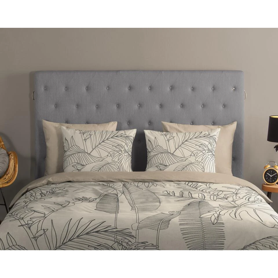 Good Morning Dekbedovertrek "Sym" - Zand - (240x220 Cm) 4 Good Morning Dekbedovertrek "Sym" - Zand - (240x220 Cm) - Afbeelding 2