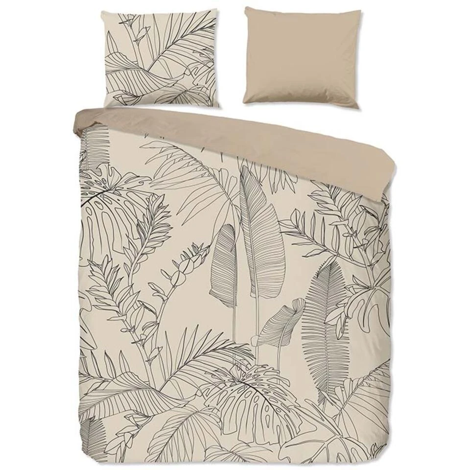 Good Morning Dekbedovertrek "Sym" - Zand - (240x220 Cm) 3 Good Morning Dekbedovertrek "Sym" - Zand - (240x220 Cm)