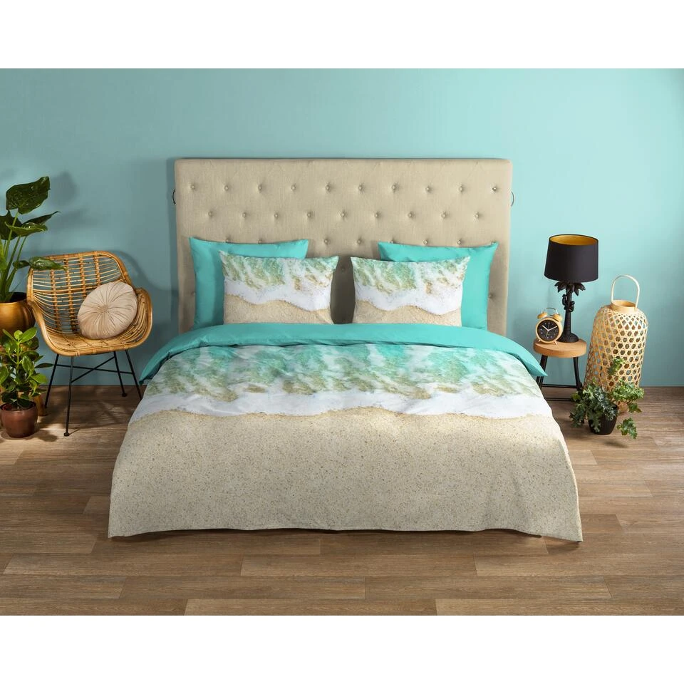 Good Morning Dekbedovertrek "Beach" - Multi - (140x220 Cm) 4 Good Morning Dekbedovertrek "Beach" - Multi - (140x220 Cm) - Afbeelding 2