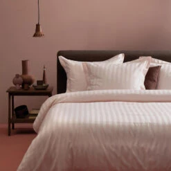 Damai Dekbedovertrek Katoen-satijn - 260x260/220cm - Roze -Winkel Voor Premium Beddengoed 1000051419 0103