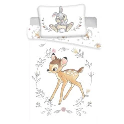 Disney Bambi Dekbedovertrek, Circle - Eenpersoons - 140 X 200 Cm - Katoen