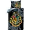 Harry Potter Dekbedovertrek, Magic - Eenpersoons - 140 X 200 Cm - Katoen -Winkel Voor Premium Beddengoed 1000053405