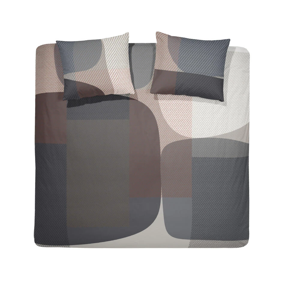 Damai Dekbedovertrek Moore - Satijn - 260x200/220 Cm - Basalt 3 Damai Dekbedovertrek Moore - Satijn - 260x200/220 Cm - Basalt