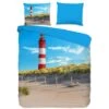 Pure Dekbedovertrek "Beach" - Multi - (140x220 Cm) -Winkel Voor Premium Beddengoed 1000054779