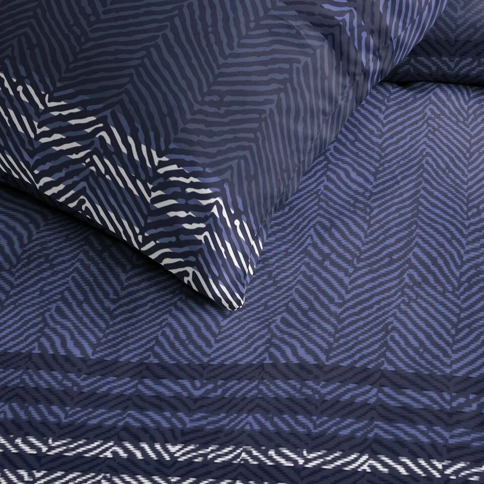 Cinderella Astor - Dekbedovertrek - Katoen - 140x200/220 Cm - Jeans Blue 5 Cinderella Astor - Dekbedovertrek - Katoen - 140x200/220 Cm - Jeans Blue - Afbeelding 3