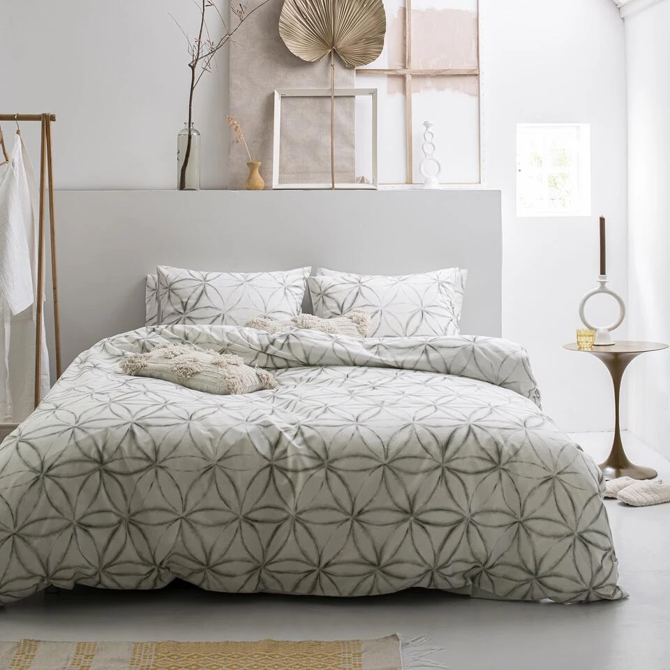 Cinderella Isolde - Dekbedovertrek - Katoen - 240x200/220 Cm - Off White 4 Cinderella Isolde - Dekbedovertrek - Katoen - 240x200/220 Cm - Off White - Afbeelding 2