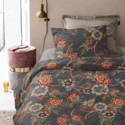 Cinderella Melanie - Dekbedovertrek - Katoen - 140x200/220 Cm - Anthracite -Winkel Voor Premium Beddengoed 1000055084 0103