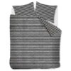 Ariadne At Home Dekbedovertrek Knit Stripes Black/White-2-persoons (200 X 200...