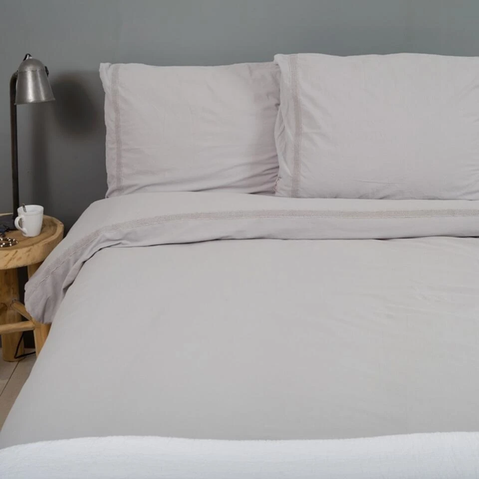 Town & Country Dekbedovertrek Colorado Lichtgrijs-140x200/220 3 Town & Country Dekbedovertrek Colorado Lichtgrijs-140x200/220