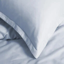 Cinderella Sundays - Dekbedovertrek - Satijn - 260x200/220 Cm - Soft Blue -Winkel Voor Premium Beddengoed 1000059433 0102