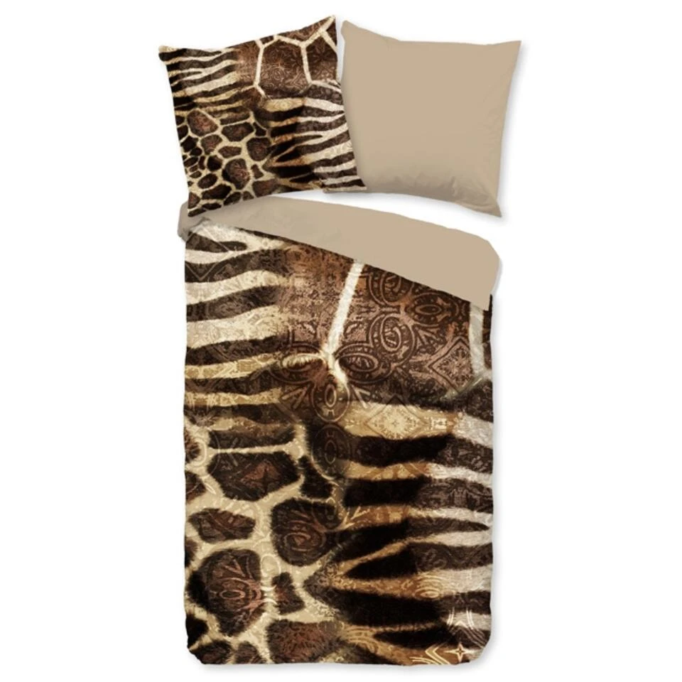 Pure Dekbedovertrek "Kinga" - Bruin - (140x220 Cm) 5 Pure Dekbedovertrek "Kinga" - Bruin - (140x220 Cm) - Afbeelding 3