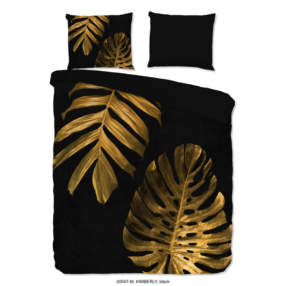 Pure Dekbedovertrek "Kimberly" - Zwart - (200x220 Cm) 3 Pure Dekbedovertrek "Kimberly" - Zwart - (200x220 Cm)