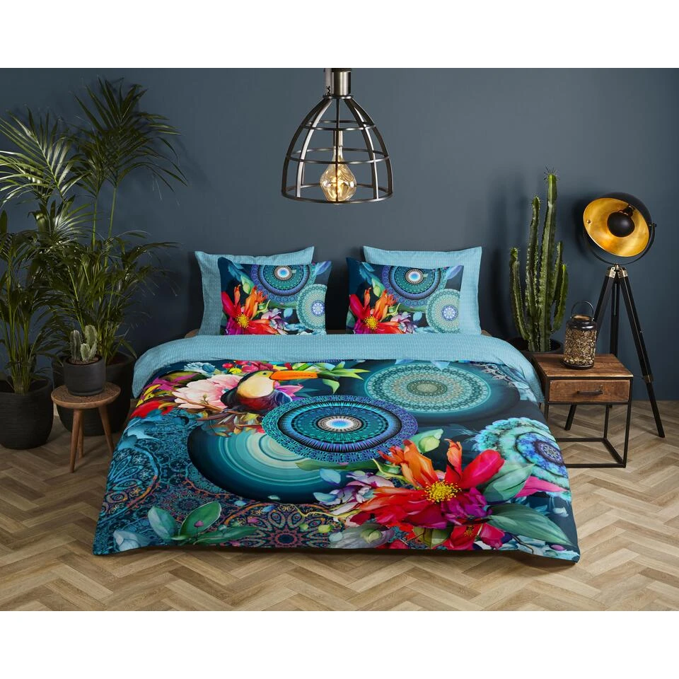 HIP Dekbedovertrek "Cailani" - Multi - (200x220 Cm) 4 HIP Dekbedovertrek "Cailani" - Multi - (200x220 Cm) - Afbeelding 2