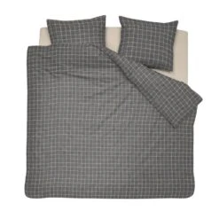 Cinderella Brecht - Dekbedovertrek - Katoen - 200x200/220 Cm - Anthracite
