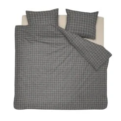 Cinderella Brecht - Dekbedovertrek - Katoen - 260x200/220 Cm - Antraciet