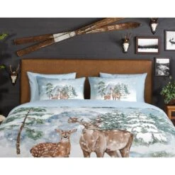 Good Morning Dekbedovertrek "Winter" - Multi - (140x220 Cm) 8 Good Morning Dekbedovertrek "Winter" - Multi - (140x220 Cm) -Winkel Voor Premium Beddengoed 1000065821 0110