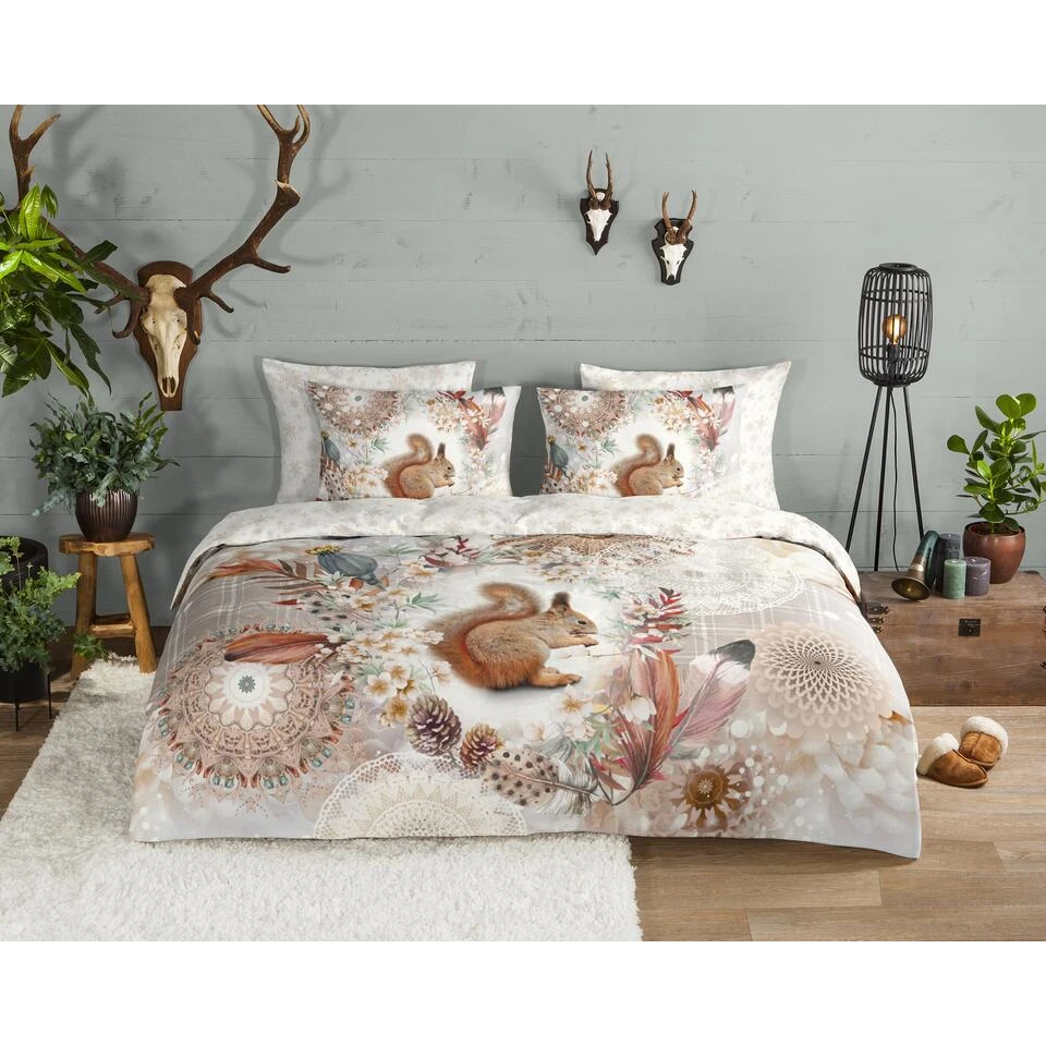 HIP Dekbedovertrek "Romar" - Zand - (140x220 Cm) 4 HIP Dekbedovertrek "Romar" - Zand - (140x220 Cm) - Afbeelding 2