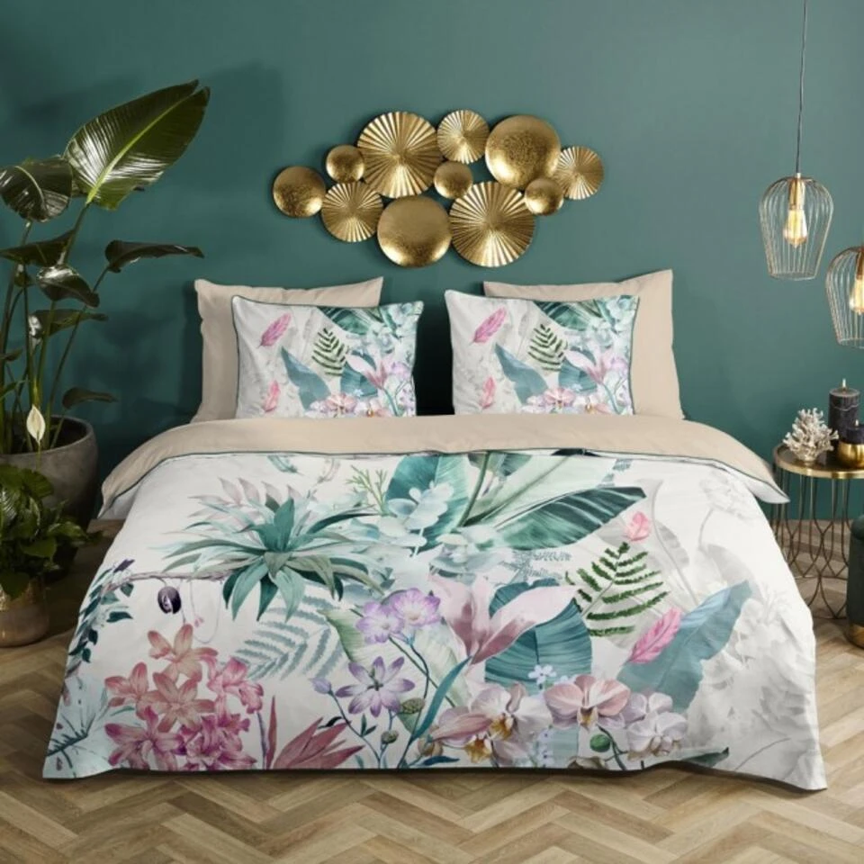 Descanso Dekbedovertrek Verdi-Lits-jumeaux (240 X 200/220 Cm) 4 Descanso Dekbedovertrek Verdi-Lits-jumeaux (240 X 200/220 Cm) - Afbeelding 2