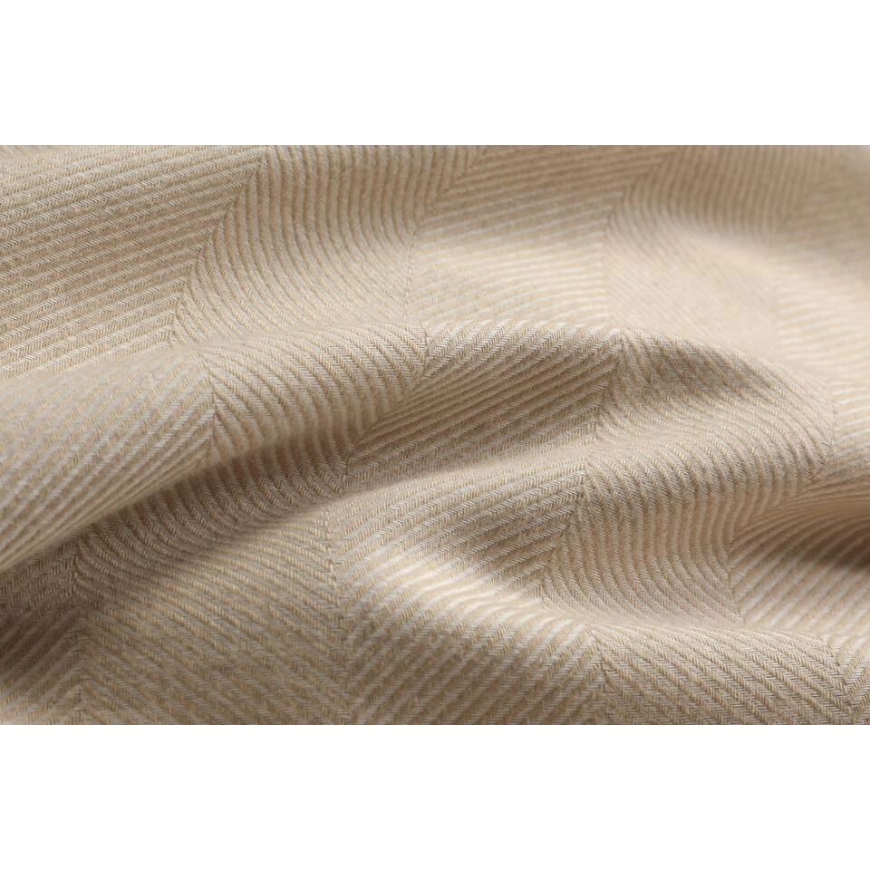 Papillon Dekbedovertrek Beaufort - 240x200/220 - Zand 6 Papillon Dekbedovertrek Beaufort - 240x200/220 - Zand - Afbeelding 4