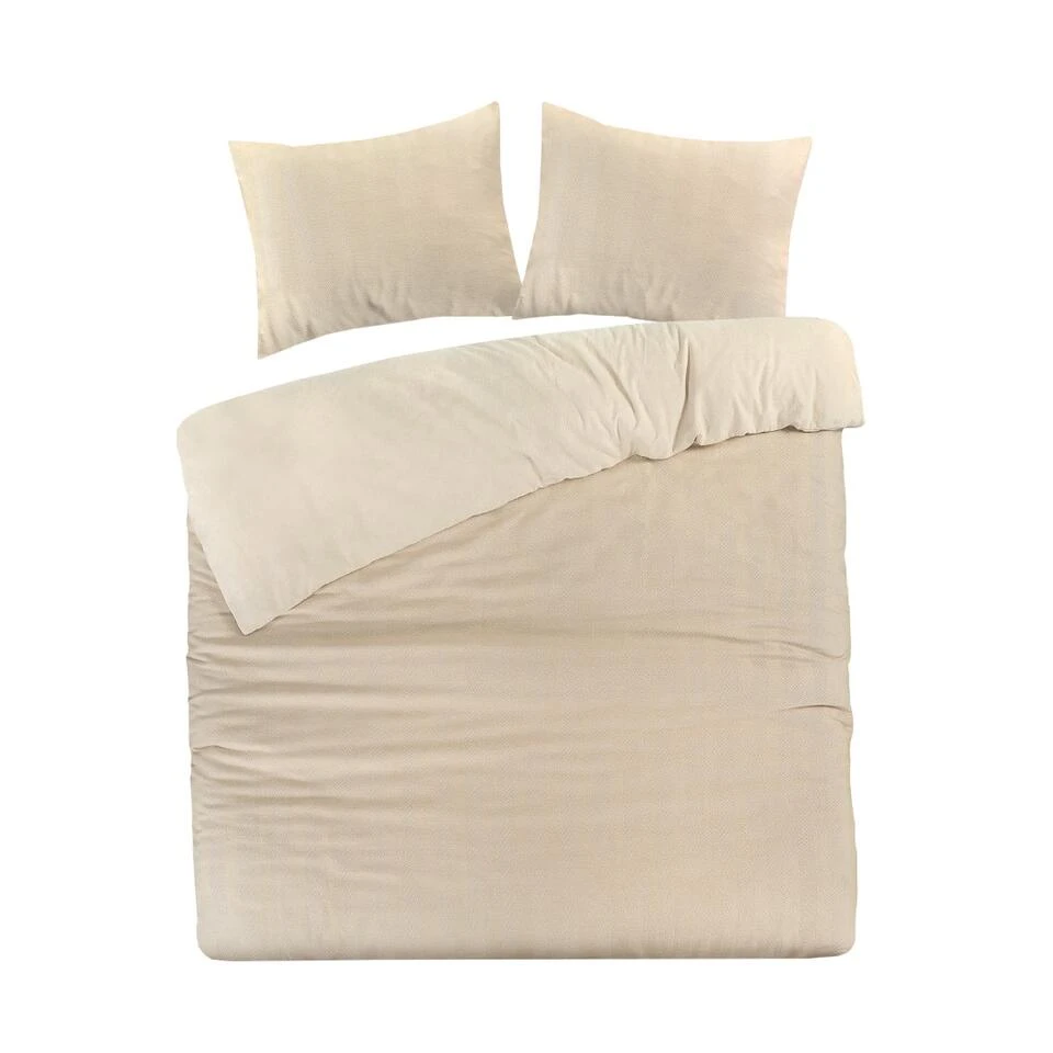 Papillon Dekbedovertrek Beaufort - 240x200/220 - Zand 3 Papillon Dekbedovertrek Beaufort - 240x200/220 - Zand