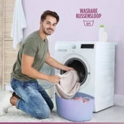 Anatomisch Lavendel Memory Foam Hoofdkussen 30x50 Cm -Winkel Voor Premium Beddengoed 1000080657 0103