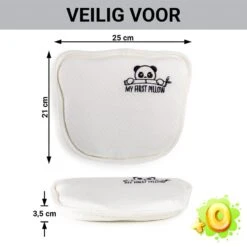 Vitapur - My First Panda Pillow 26x23 Cm - Wit 9 Vitapur - My First Panda Pillow 26x23 Cm - Wit -Winkel Voor Premium Beddengoed 1000080663 0103