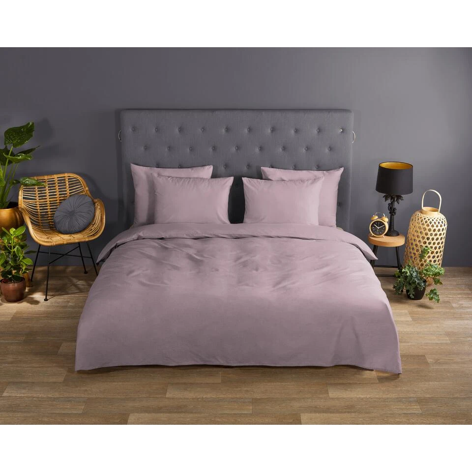 Good Morning Dekbedovertrek "Uni Soft Pink" - Roze - (200x220 Cm) 4 Good Morning Dekbedovertrek "Uni Soft Pink" - Roze - (200x220 Cm) - Afbeelding 2