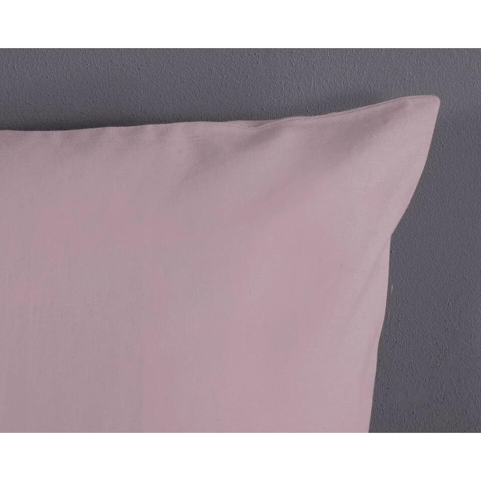 Good Morning Dekbedovertrek "Uni Soft Pink" - Roze - (200x220 Cm) 6 Good Morning Dekbedovertrek "Uni Soft Pink" - Roze - (200x220 Cm) - Afbeelding 4