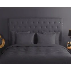 Good Morning Dekbedovertrek "uni Anthracite" - Antraciet - (200x220 Cm) 8 Good Morning Dekbedovertrek "uni Anthracite" - Antraciet - (200x220 Cm) -Winkel Voor Premium Beddengoed 1000080920 0110