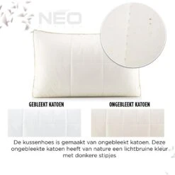 NEO Hybride Memory Foam Kussen - 40x80 Cm -Winkel Voor Premium Beddengoed 1000081613 0102