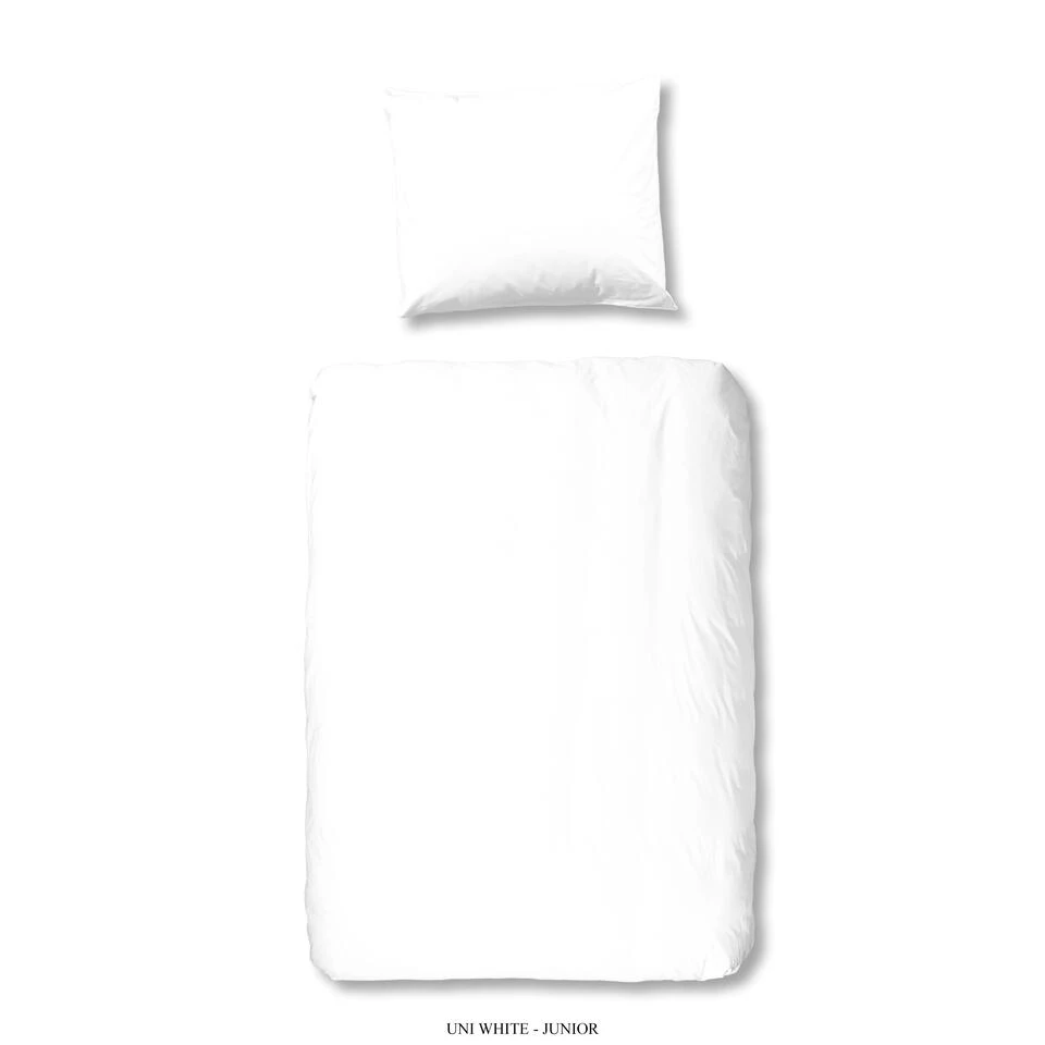 Good Morning Dekbedovertrek "" - Wit - (120x150 Cm) 3 Good Morning Dekbedovertrek "" - Wit - (120x150 Cm)