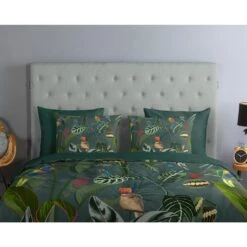 Good Morning Dekbedovertrek "Charlotte" - Groen - (240x220 Cm) 8 Good Morning Dekbedovertrek "Charlotte" - Groen - (240x220 Cm) -Winkel Voor Premium Beddengoed 1000083579 0110