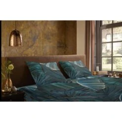 Pure Dekbedovertrek "Joost" - Petrol - (240x220 Cm) -Winkel Voor Premium Beddengoed 1000084867 0110