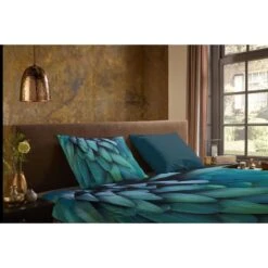 Pure Dekbedovertrek "Heather" - Petrol - (200x220 Cm) -Winkel Voor Premium Beddengoed 1000084868 0110