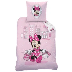 Disney Minnie Mouse Dekbedovertrek Shopping - 140 X 200 Cm - Katoen