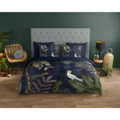 Good Morning Dekbedovertrek "Pango" - Blauw - (240x220 Cm) 6 Good Morning Dekbedovertrek "Pango" - Blauw - (240x220 Cm) -Winkel Voor Premium Beddengoed 1000091355 0101