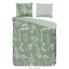 Good Morning Dekbedovertrek "Herbs" - Groen - (240x220 Cm)