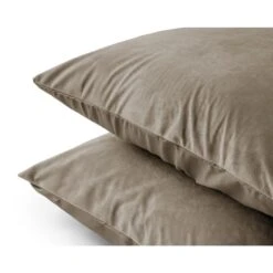 Sleeptime Velvet Kussenslopen Taupe (2-stuks) -Winkel Voor Premium Beddengoed 1000091518 0102