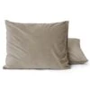 Sleeptime Velvet Kussenslopen Taupe (2-stuks) 1 Sleeptime Velvet Kussenslopen Taupe (2-stuks) -Winkel Voor Premium Beddengoed 1000091518