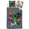 Minecraft Dekbedovertrek Boom! - Eenpersoons - 140 X 200 Cm - Polyester -Winkel Voor Premium Beddengoed 1000092147