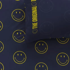 Smiley Dekbedovertrek Frame - Eénpersoons - 140 X 200 Cm - Katoen -Winkel Voor Premium Beddengoed 1000092149 0103
