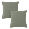 Matt & Rose Set Kussenslopen Mosgroen - 65 X 65 Cm - 100% Linnen 2 Matt & Rose Set Kussenslopen Mosgroen - 65 X 65 Cm - 100% Linnen -Winkel Voor Premium Beddengoed 1000092159