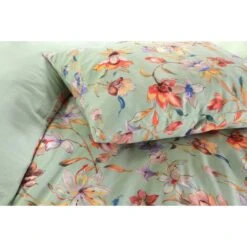 Papillon Dekbedovertrek Nora- 240x200/220- Groen -Winkel Voor Premium Beddengoed 1000093551 0103