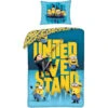 Minions Dekbedovertrek United We Stand - Eenpersoons - 140 X 200 Cm - Katoen -Winkel Voor Premium Beddengoed 1000095911