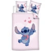 Disney Lilo & Stitch Dekbedovertrek, Hearts - 140 X 200 + 65 X 65 Cm - Katoen 1 Disney Lilo & Stitch Dekbedovertrek, Hearts - 140 X 200 + 65 X 65 Cm - Katoen -Winkel Voor Premium Beddengoed 1000095916