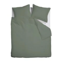 Ambiante Dekbedovertrek Bamboo Uni Green-Lits-jumeaux (260 X 200/220 Cm)