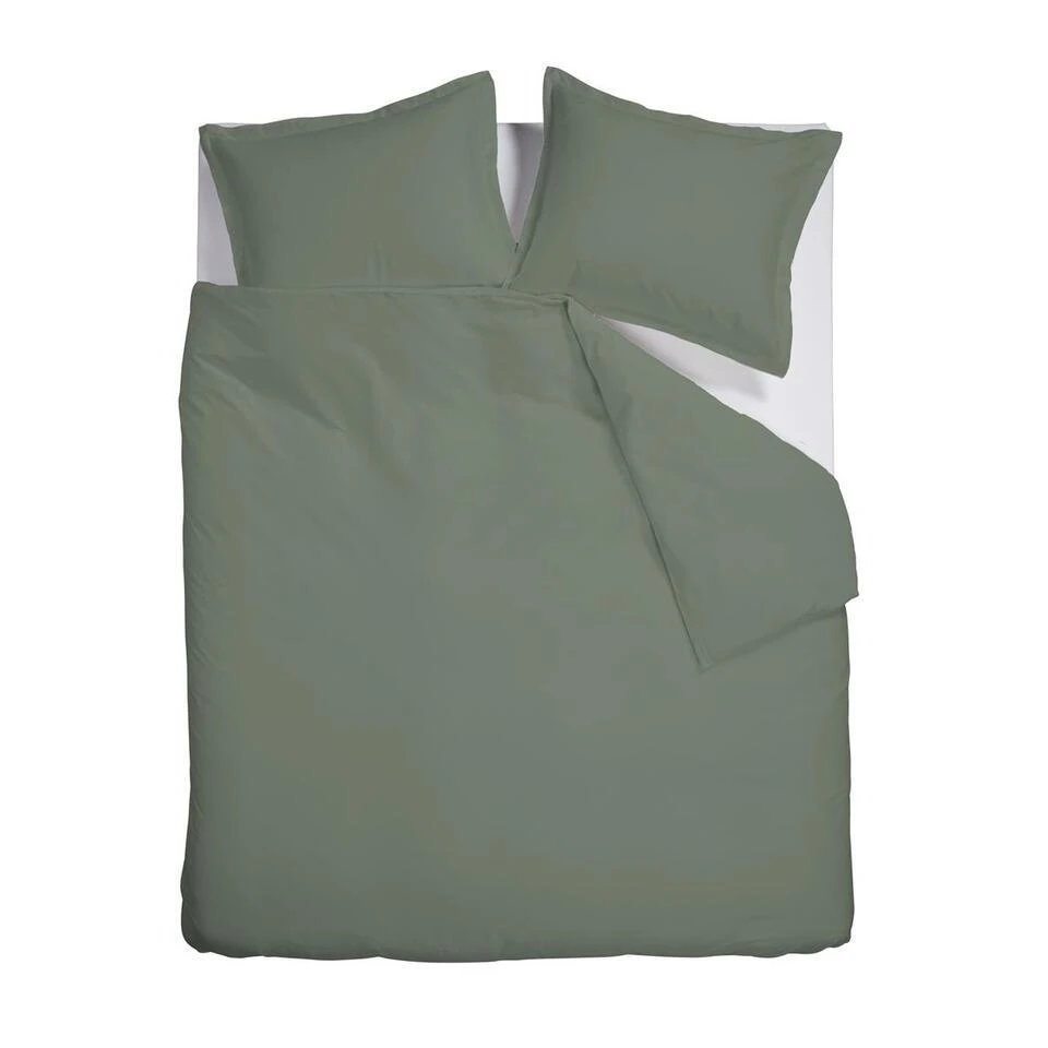 Ambiante Dekbedovertrek Bamboo Uni Green-2-persoons (200 X 200/220 Cm) 3 Ambiante Dekbedovertrek Bamboo Uni Green-2-persoons (200 X 200/220 Cm)