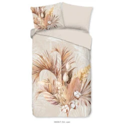 Nieuwe Producten 23 Good Morning Dekbedovertrek "Gia" - Zand - (140x220 Cm)