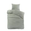 Papillon Dekbedovertrek Brienz Flanel - 140x200/220cm - Groen -Winkel Voor Premium Beddengoed 1000102495